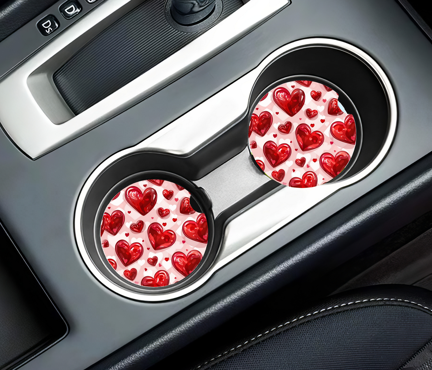 Valentine Car Coasters