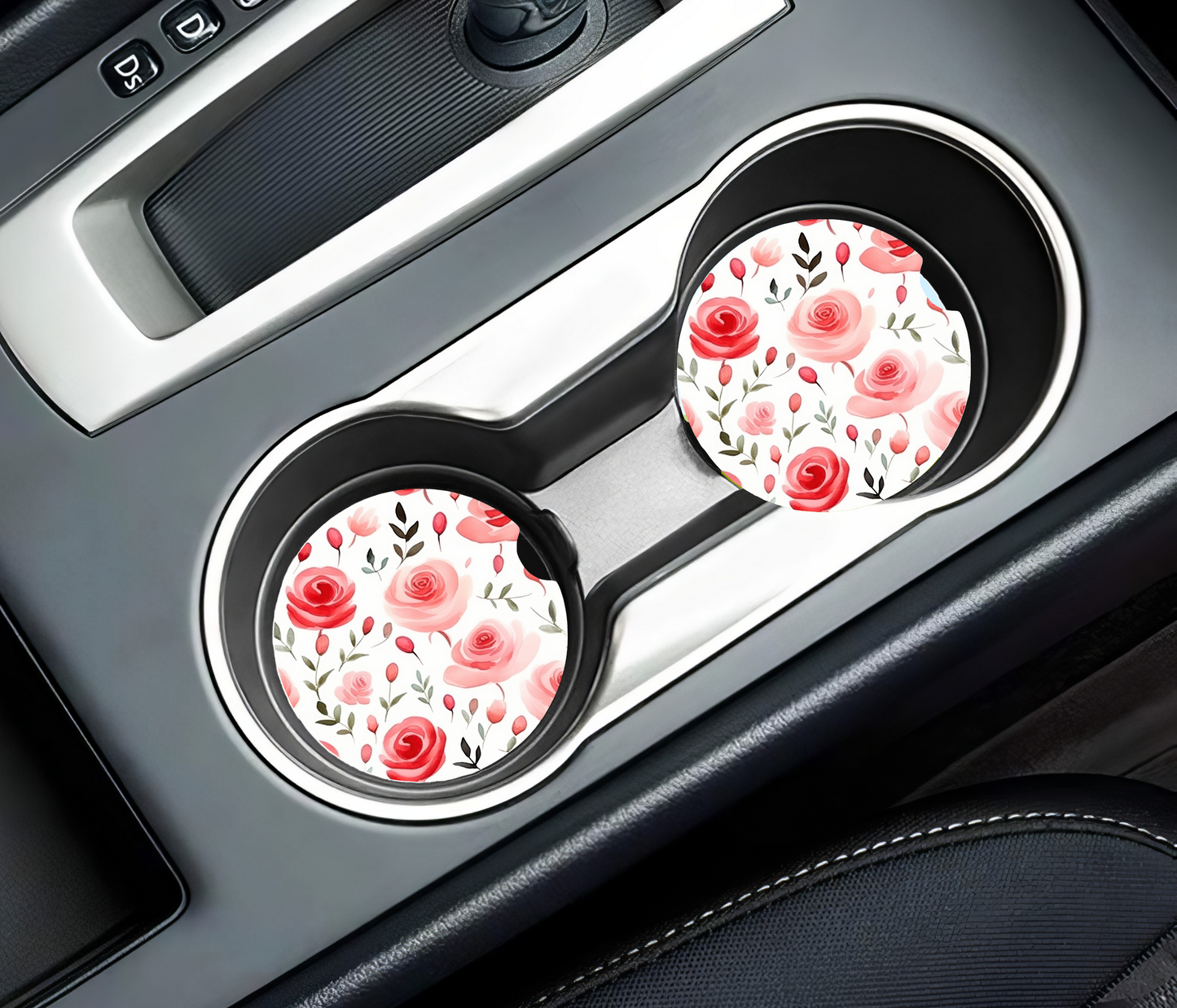 Roses Car Coasters
