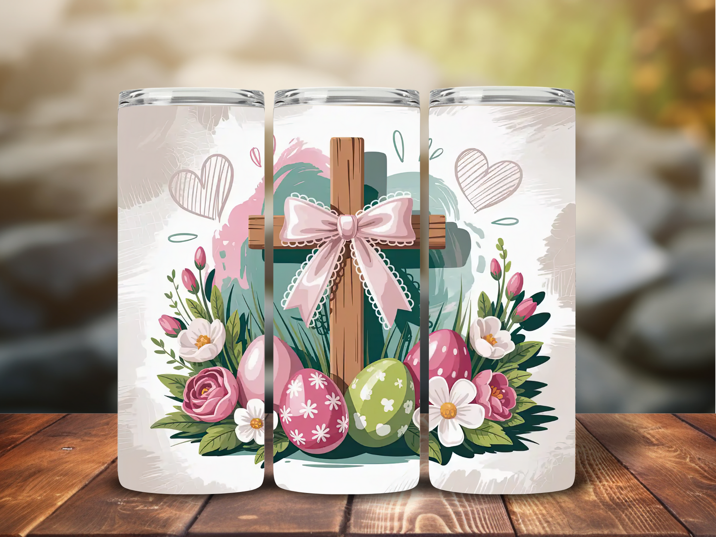 Easter Cross & Eggs