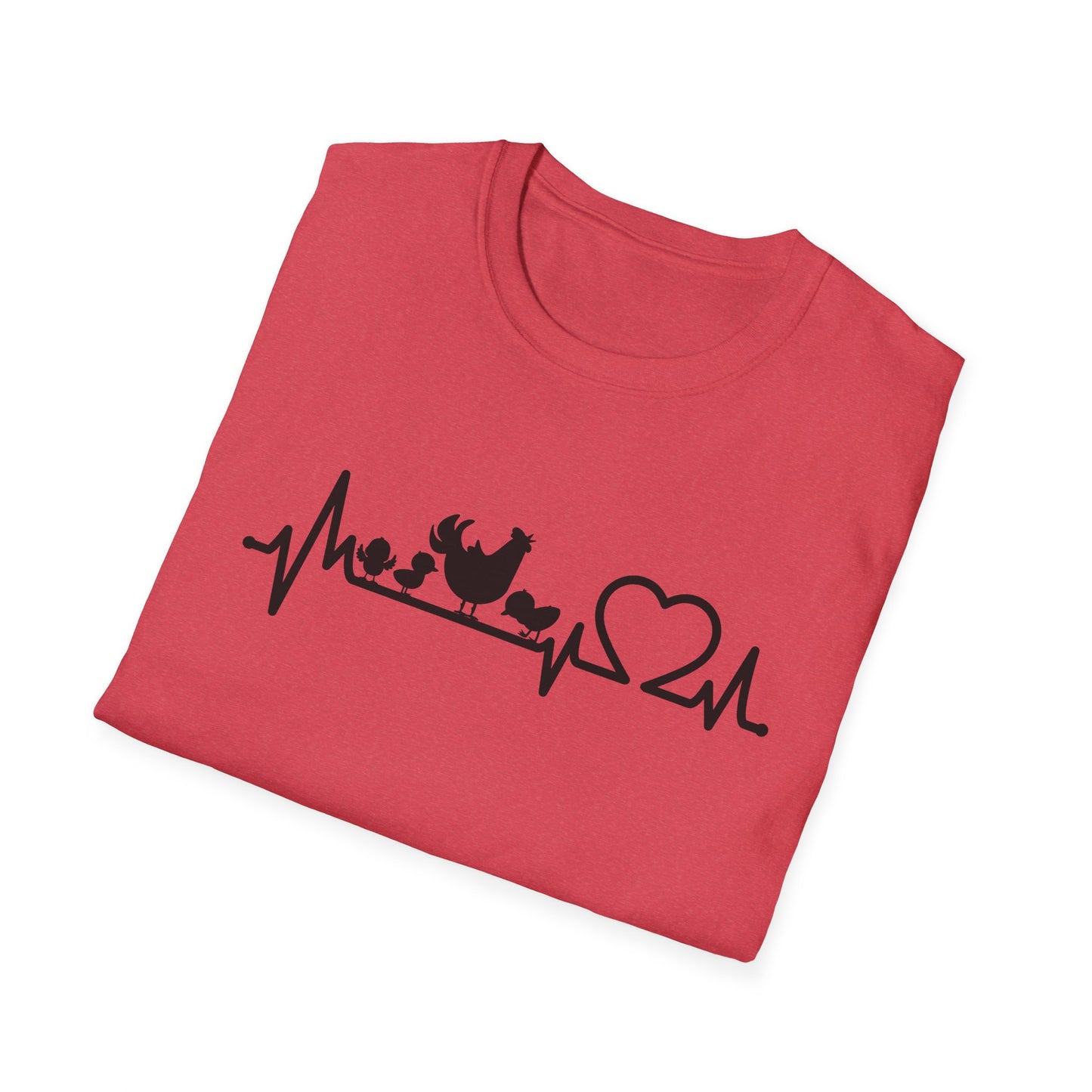 Heartbeat Chicken Love Tee