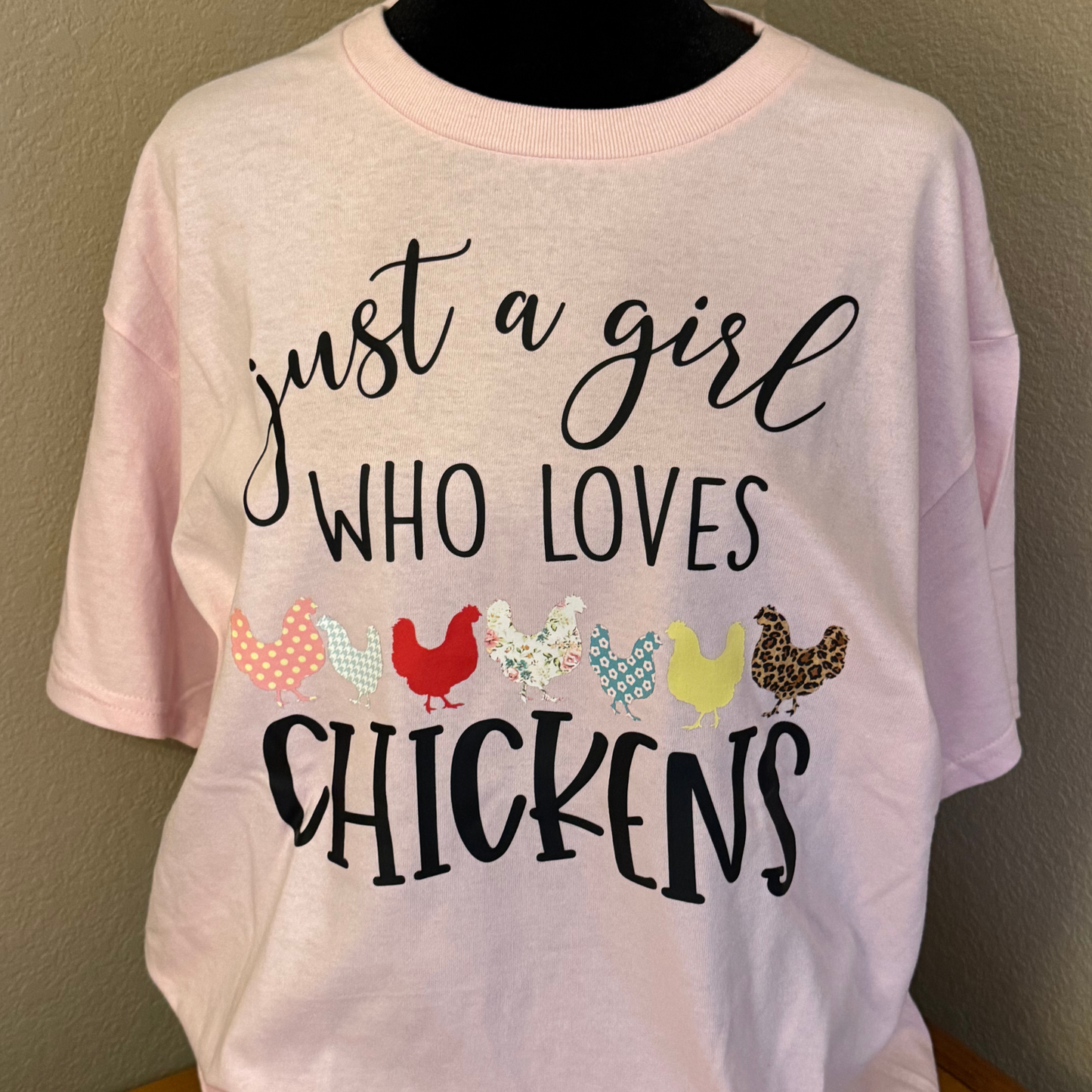 Just A Girl Who Loves Chickens Tee