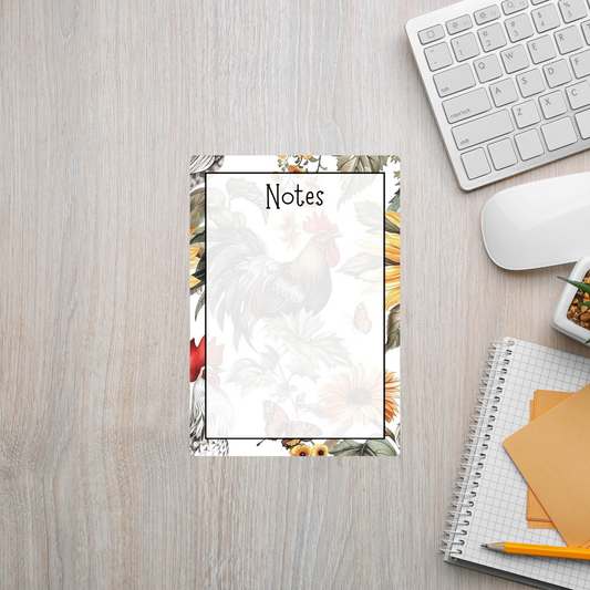 Sunflower Chicken Notepad