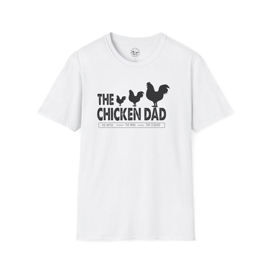 Chicken Dad Unisex T-Shirt, Chicken Lover Tee, Animal Dad Shirt, Farm Animal Gift, Chicken Coop Apparel