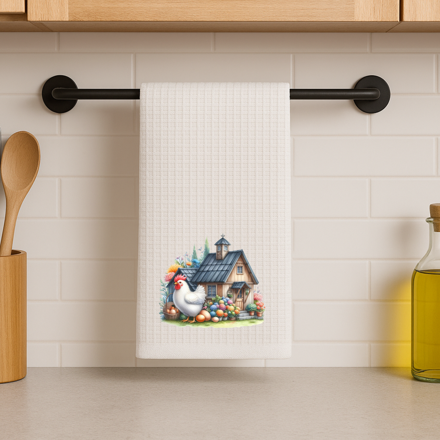 Chicken House Dish Towel