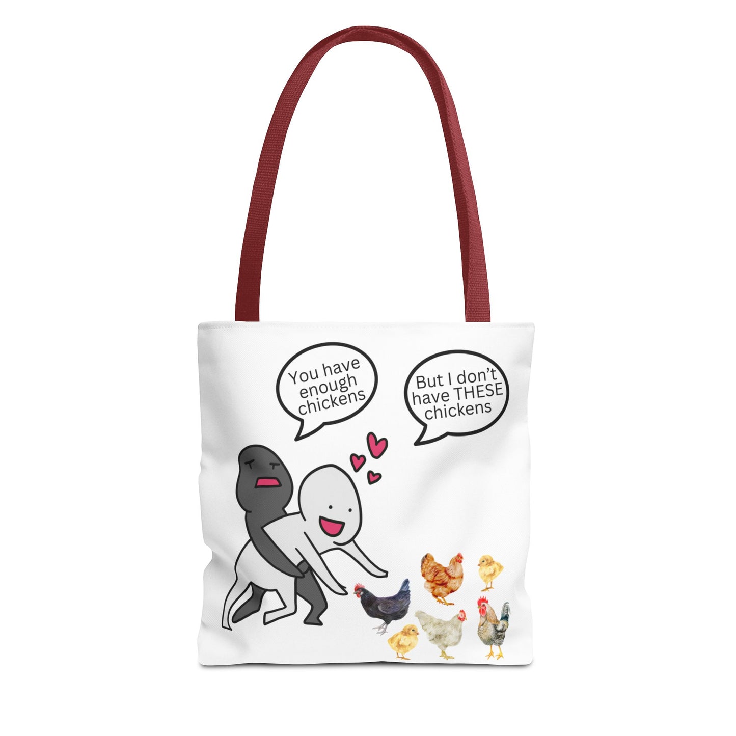 Charming Chicken Tote Bag - Perfect for Animal Lovers, Funny Gift for Farm Enthusiasts, Everyday Use, Market Bag, Eco-Friendly Shopping