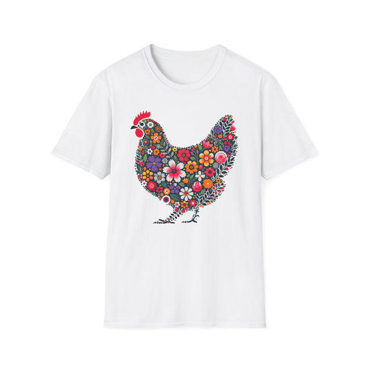 Floral Hen T-Shirt