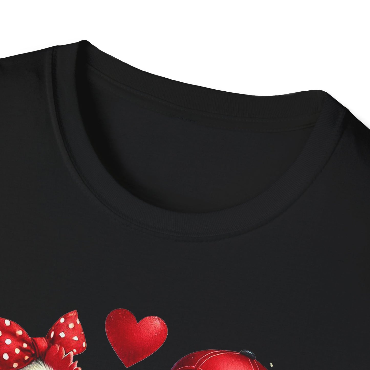 Valentine Lovebirds T-Shirt — Cute Retro Birds with Hearts & Roses