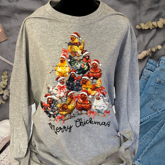 Merry Chickmas Long Sleeve