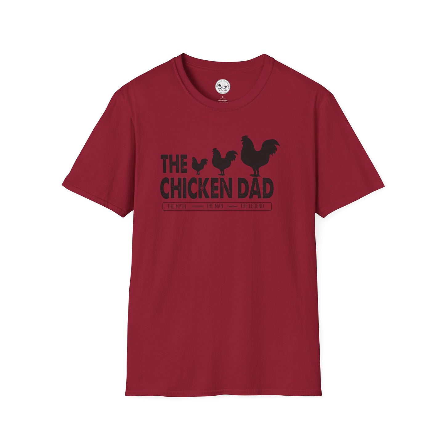 Chicken Dad Unisex T-Shirt, Chicken Lover Tee, Animal Dad Shirt, Farm Animal Gift, Chicken Coop Apparel