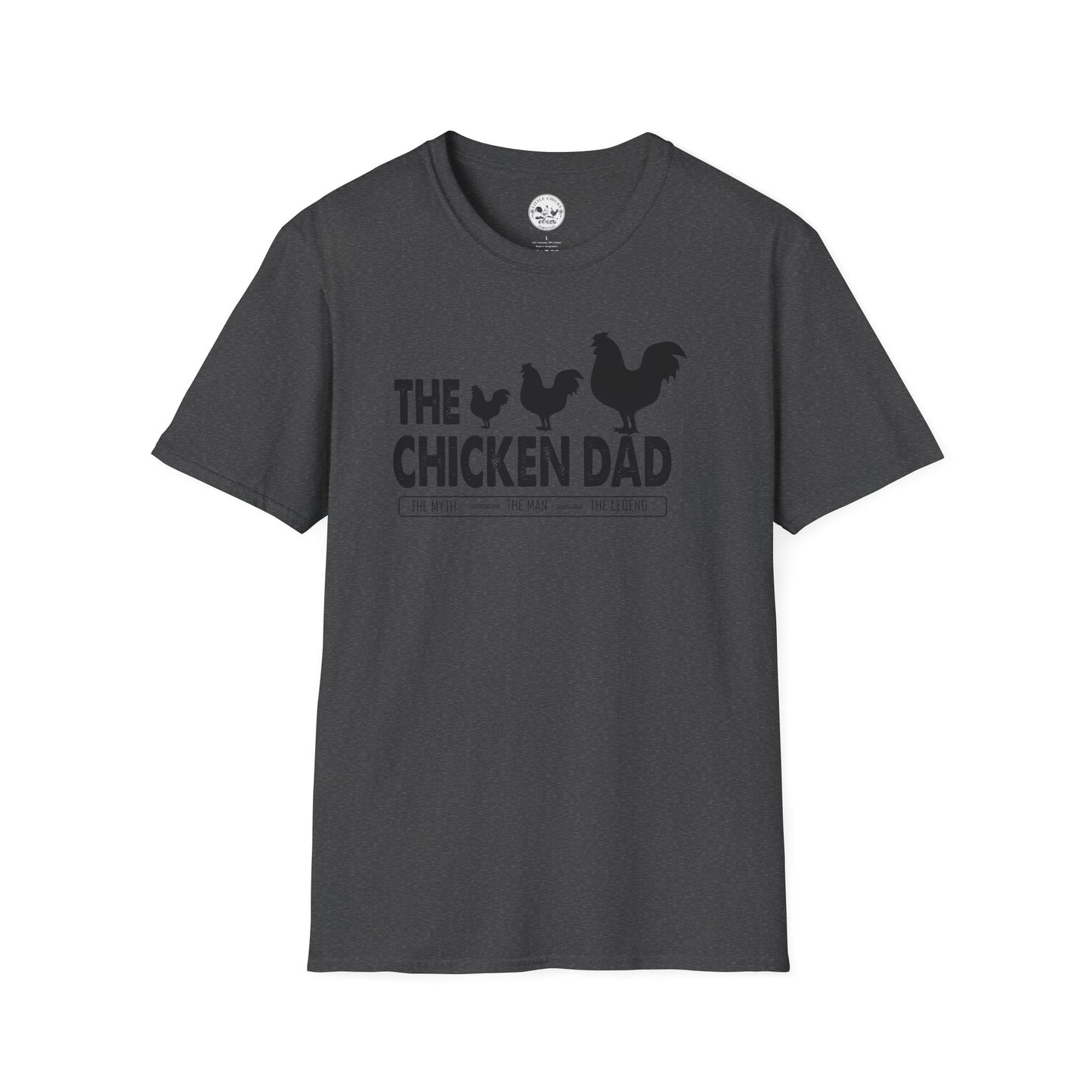 Chicken Dad Unisex T-Shirt, Chicken Lover Tee, Animal Dad Shirt, Farm Animal Gift, Chicken Coop Apparel