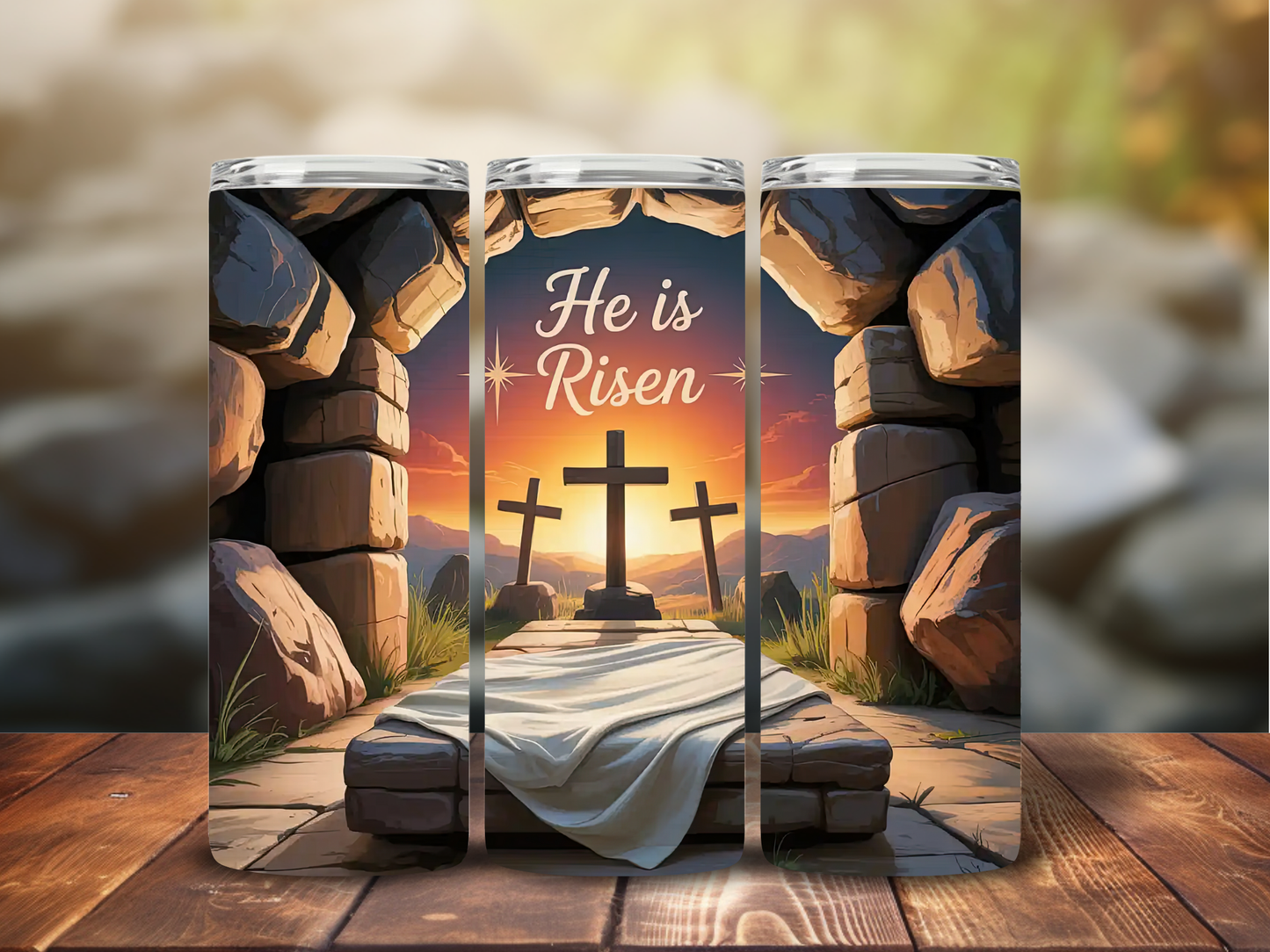 He is Risen Tumbler