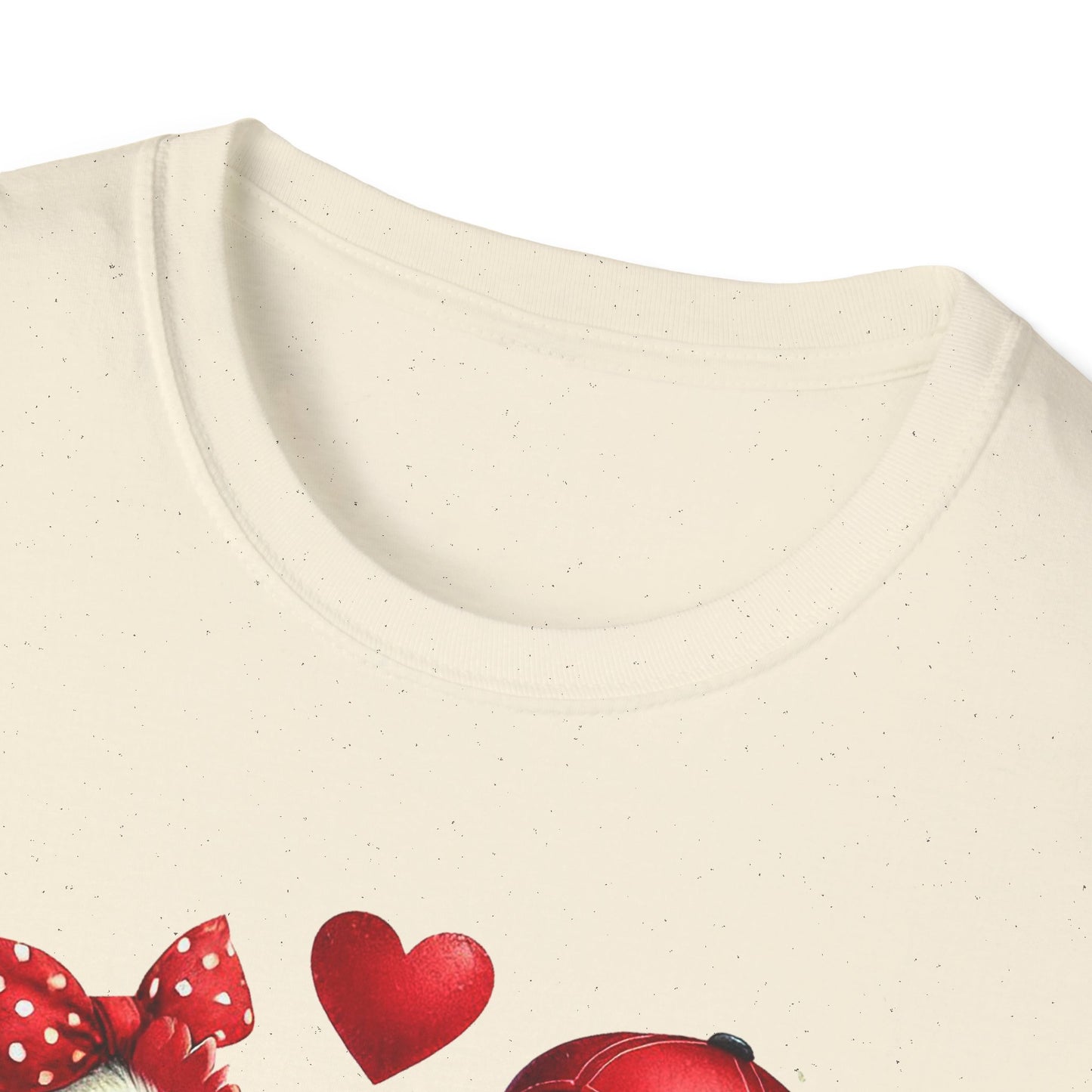 Valentine Lovebirds T-Shirt — Cute Retro Birds with Hearts & Roses