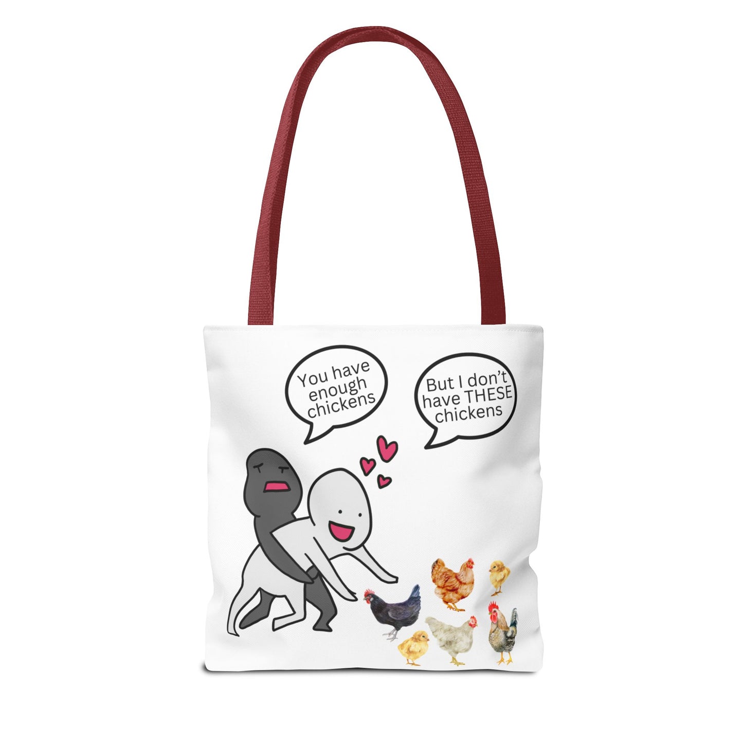 Charming Chicken Tote Bag - Perfect for Animal Lovers, Funny Gift for Farm Enthusiasts, Everyday Use, Market Bag, Eco-Friendly Shopping