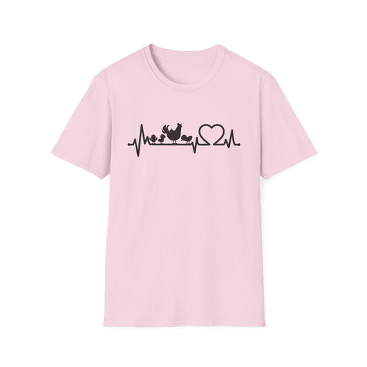 Heartbeat Chicken Love Tee