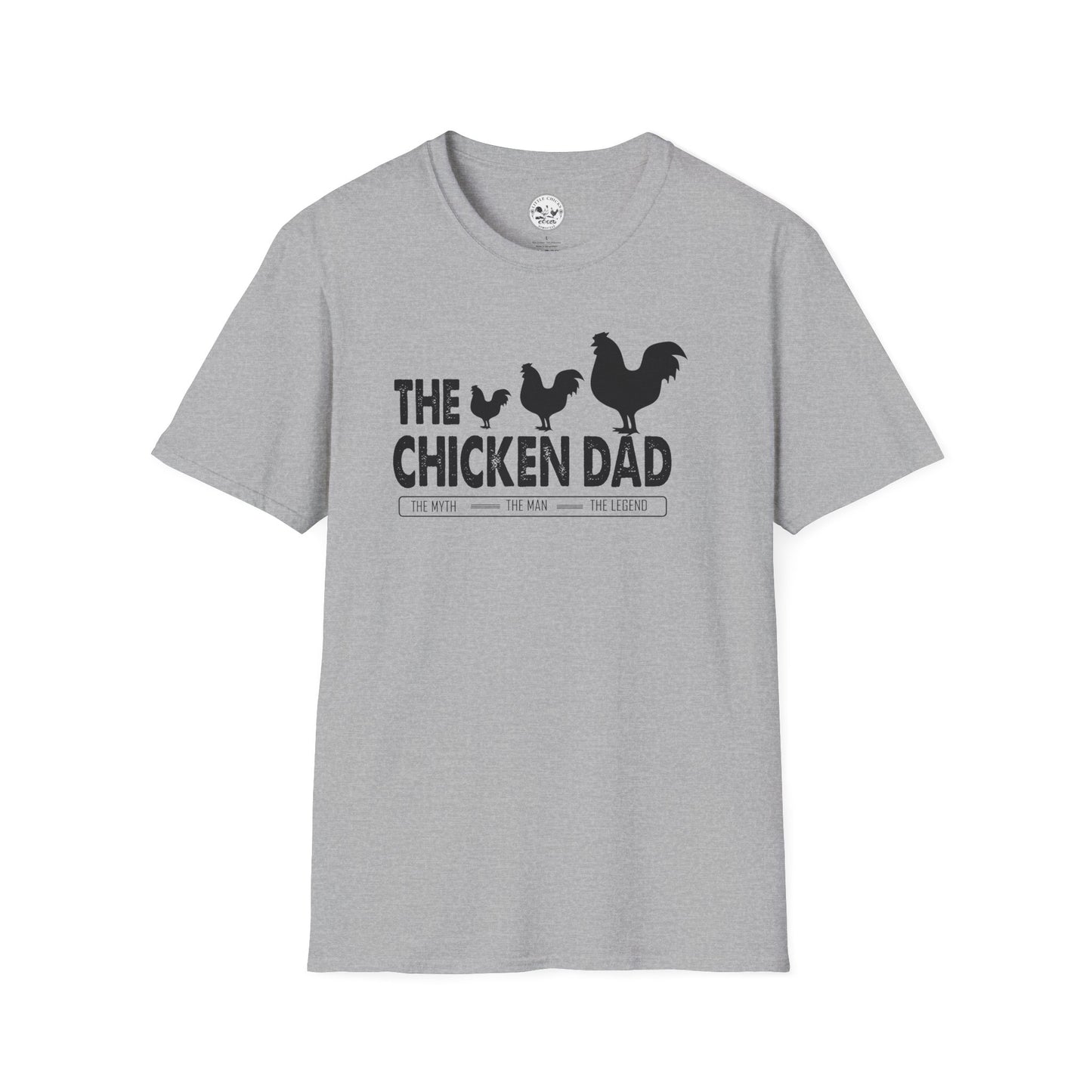 Chicken Dad Unisex T-Shirt, Chicken Lover Tee, Animal Dad Shirt, Farm Animal Gift, Chicken Coop Apparel